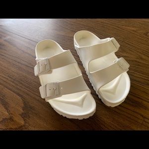 COPY - White Birkenstock Rubber Edition